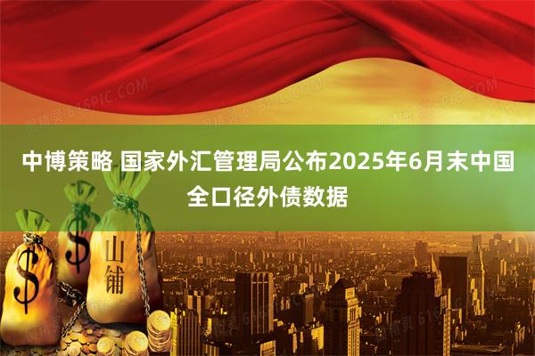 中博策略 国家外汇管理局公布2025年6月末中国全口径外债数据