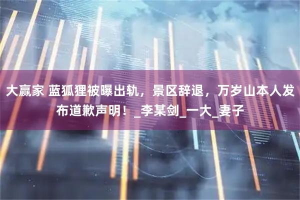 大赢家 蓝狐狸被曝出轨，景区辞退，万岁山本人发布道歉声明！_李某剑_一大_妻子